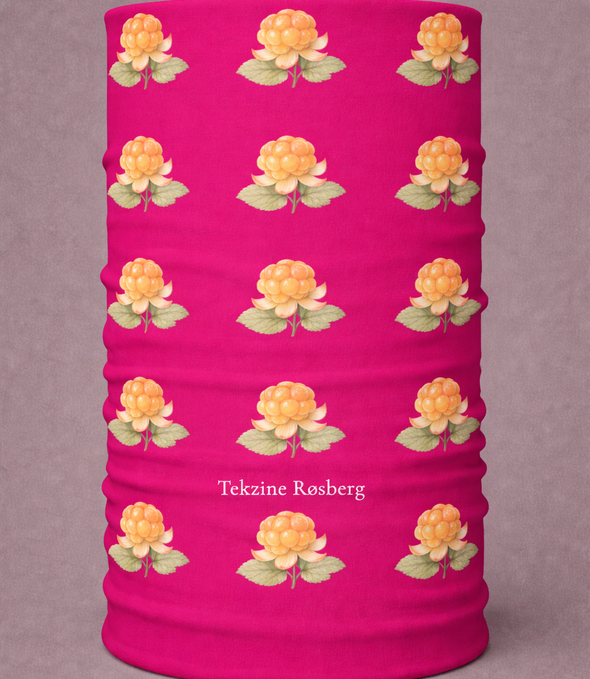 Buff - mørkerosa multebær