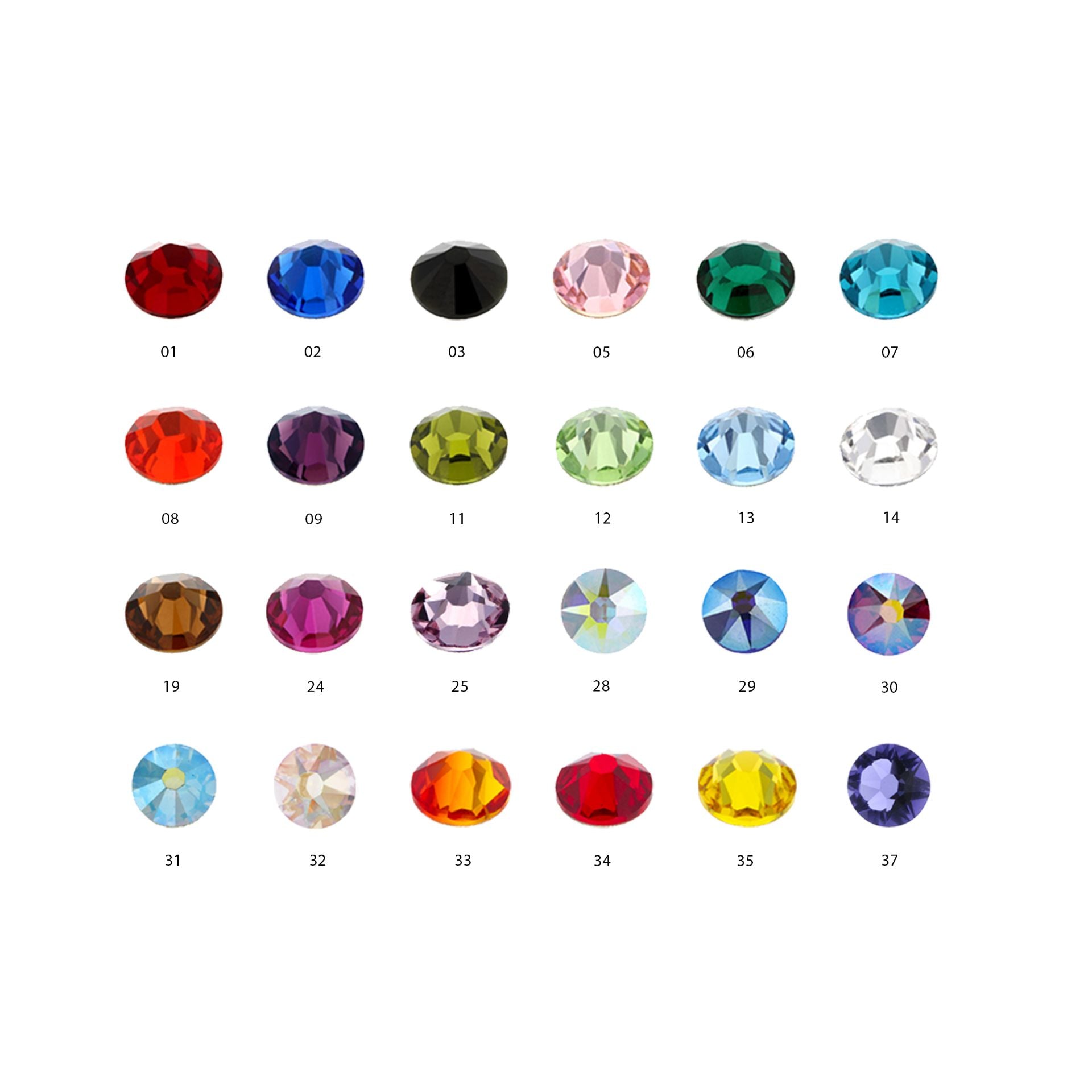 Ørepynt med lyserosa krystall