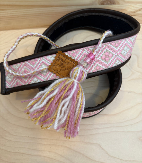 Skinnbelte rosa (barn)