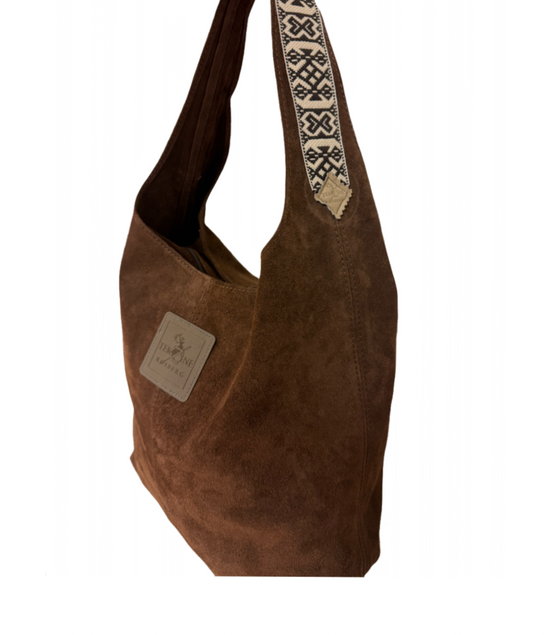 Skinnveske brun - utsolgt