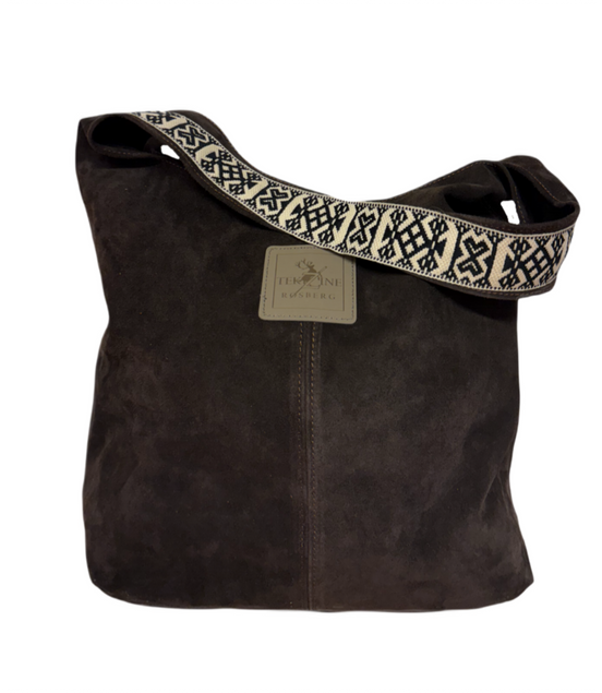 Skinnveske brun - utsolgt